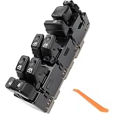 AIKEPT 15883323 Master Power Window Switch Left Side with Pry | Compatible With Chevrolet Avalanche Silverado Suburban Tahoe Cadillac Escalade GMC Yukon Sierra 2003-2007, Replaces 901-075