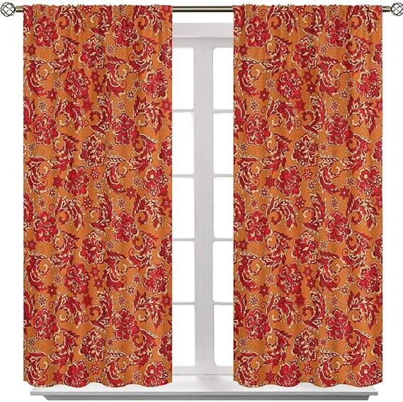 Aishare Store - Cortinas opacas con diseño bohemio, diseño de