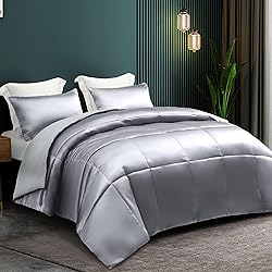 Whale Flotilla 3-Piece Reversible King Size Silk