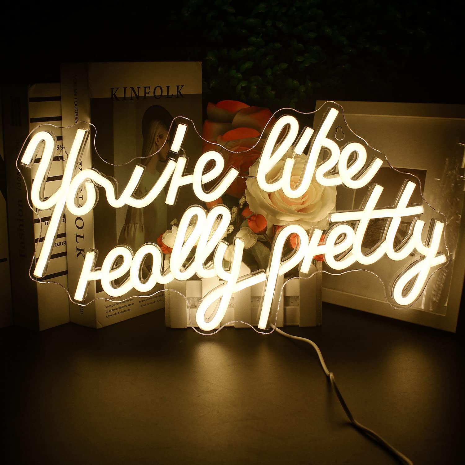 Lucunstar You're Like Really Pretty Neon Sign,Warm