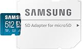 Samsung EVO Select 512GB microSDXC UHS-I U3 130MB/s with SD Adapter EU view 3