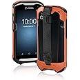 TC51 TC52 TC56 TC57 TC510K Case with Hand Strap - Protective & Ergonomic for Zebra Handheld Barcode Scanners SG-TC5X-EXO1-01 SG-TC5X-EXONHS-01 (Orange)