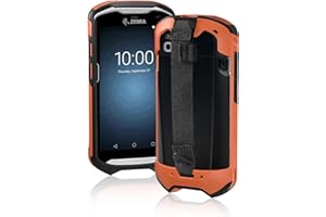 IYOUBOL TC51 TC52 TC56 TC57 TC510K Case with Hand Strap - Protective & Ergonomic for Zebra Handheld Barcode Scanners SG-TC5X-EXO1-01 SG-TC5X-EXONHS-01 (Orange)