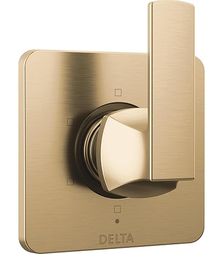DWE③ Delta Faucet Velum Gold 3-Setting Diverter Trim Kit, Diverter