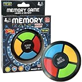 Memory Game Lights and Sounds, Brain Training Reaction Game for Kids Ages 3+, Handheld Travel Interactive Toy for Boys &amp; Girls