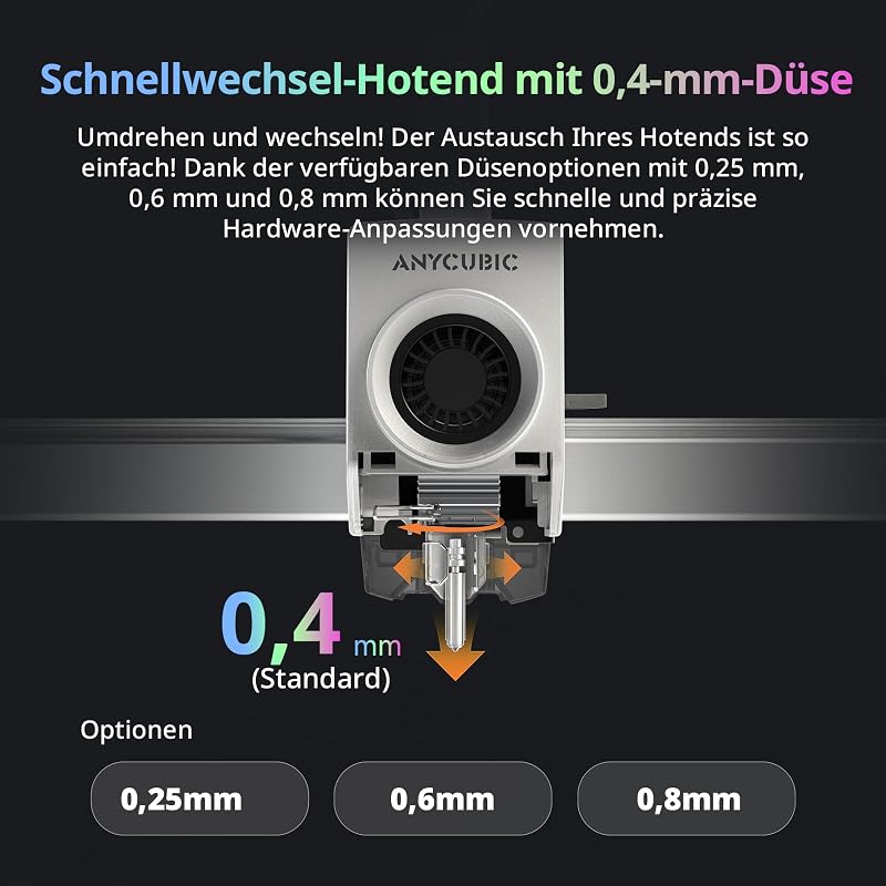 Kobra 4 3D Drucker Auto Nivellierung, Einfach zu bedienen