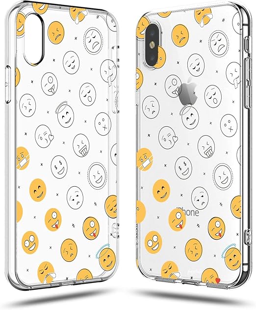 Amazon Iphone Xs Max ケース かわいい ファニー ヒップスター ラブリーな絵文字 スマイル ライフ アティチュード ガーリー レディース ガールズ ボーイズ ティーン 生意気 トレンディ キッズ クール シンプル ファッション シック クリア ソフト ケース Iphone Xs Max