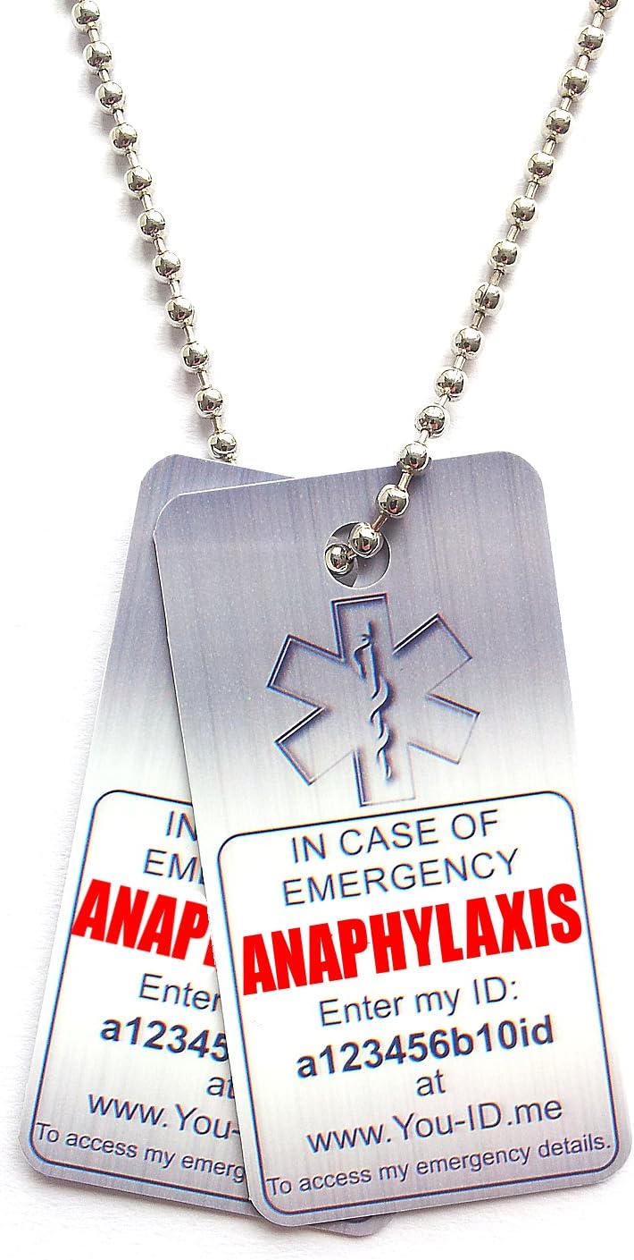 ladies dog tag necklace