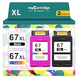 67XL HP Printer Ink for HP Ink 67 Replacement for
