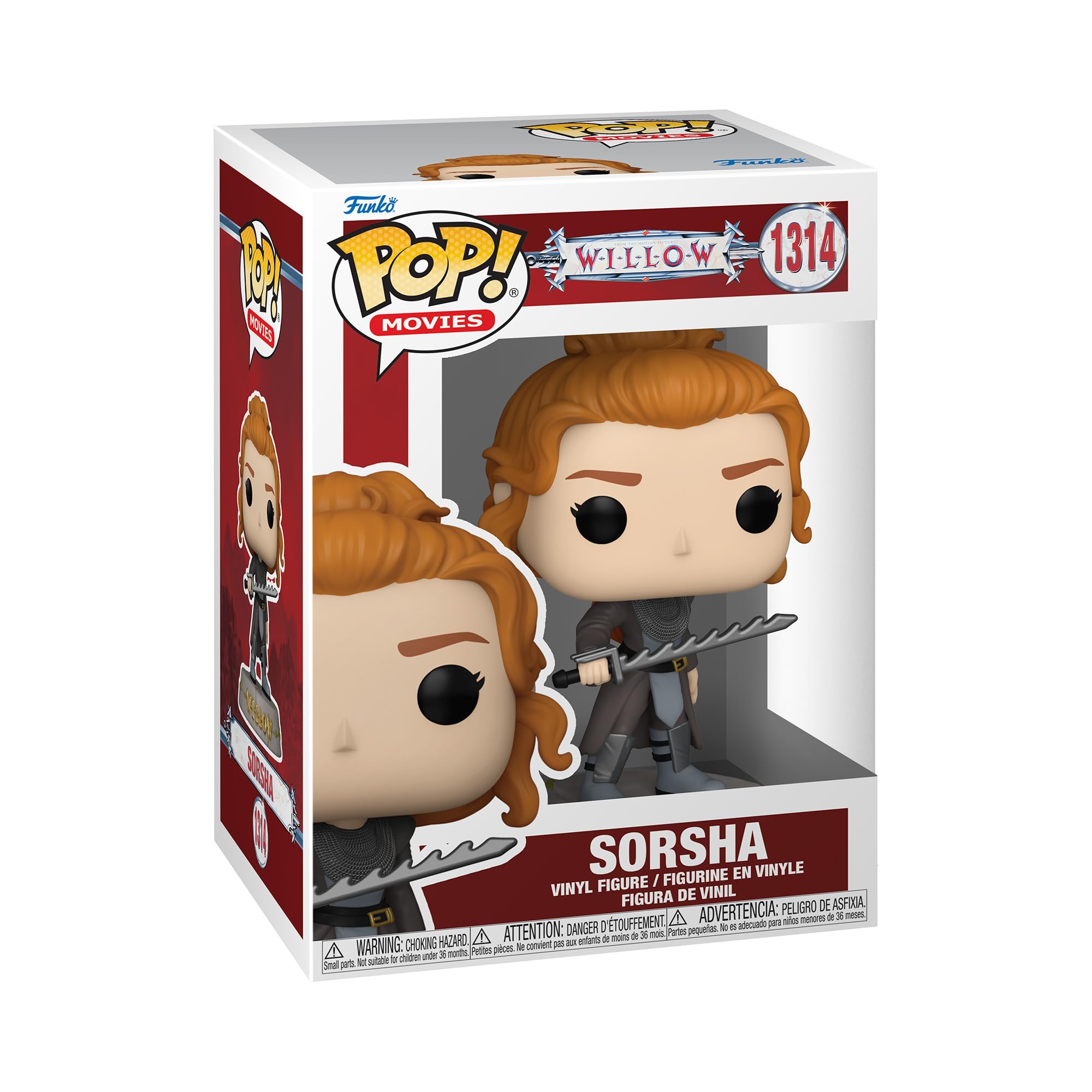 Funko POP! Movies: Willow - Princess Sorsha - 1/6 Odds for Rare Chase Variant - Willow 1988 - Collectable Vinyl Figure - Gift Idea - Official Merchandise - Toys for Kids & Adults - Movies Fans