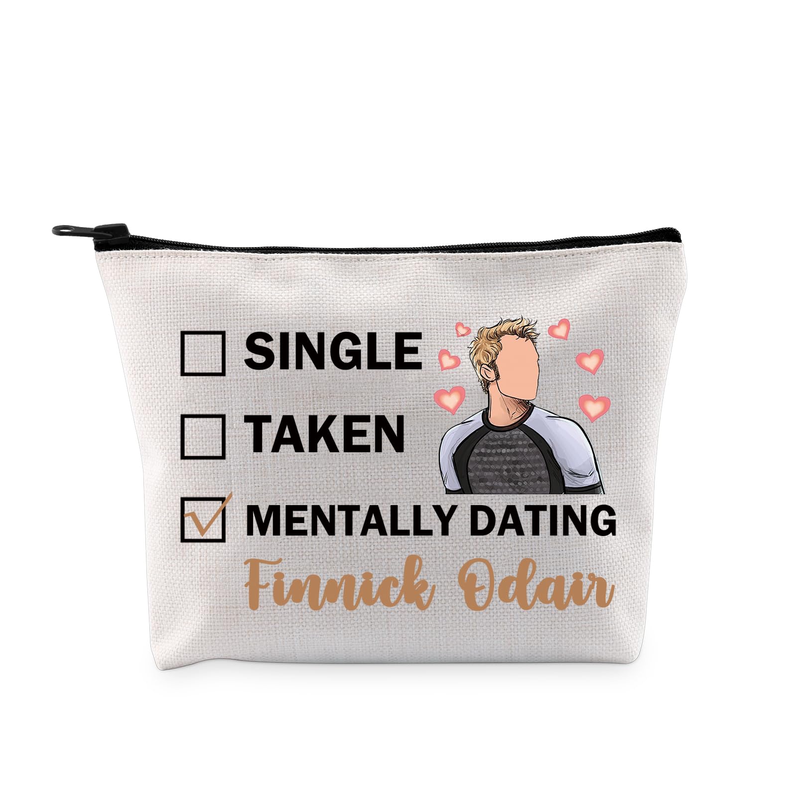 PYOUL Movie Inspired Gift Dating Finnick O Makeup Bag Action Film Lover Cosmetic Bag Fantasy Adventure Movie Fan Gift (Dating Finnick O-B)