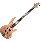 ESP LTD B-204SM Electric Bass Guitar - Natural Satin, Rosewood Fingerboard
