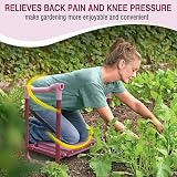 Colwelt Garden Kneeler and Seat Purple Upgraded with Tool Pouch view 5