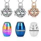 Yinplsmemory Cremation Jewelry Urn Necklace for
