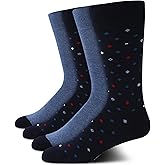 Tommy Hilfiger Men's Reinforced Heel Cotton Dress Socks (4-Pack)