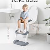 Hibtn Adjustable Toilet Training Seat Kids 1-7 Years UK Round Fits view 8