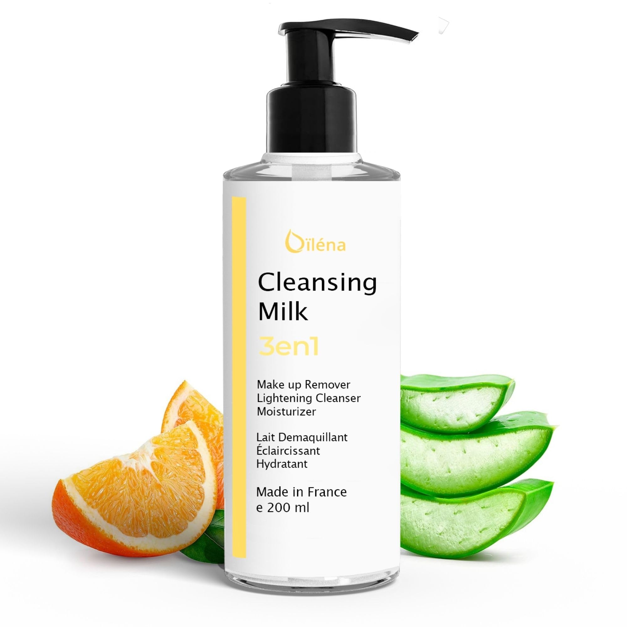 Gentle Cleansing Milk Facial Cleanser All Skin Types Makeup Remover | Mineral-Rich Algae, Collagen & Plant Extracts Anti-Ageing Nourishing Moisturizing 200 ml.