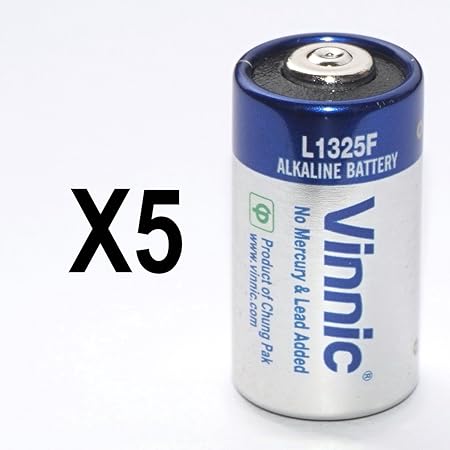 Vinnic Alkali Batterie (6V) für Hund Erziehungshalsband / AntiBell Sprayhalsband (Packung mit 5)