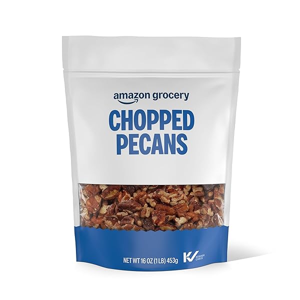 AMAZON GROCERY, CHOPPED PECANS, 16 OZ (PREVIOUSLY HAPPY BELLY, PACKAGING MAY VARY)