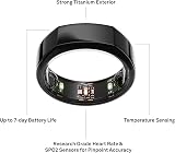 Oura Gen3 Heritage Smart Ring Size 12 Black Sleep Heart Rate Fitness view 9