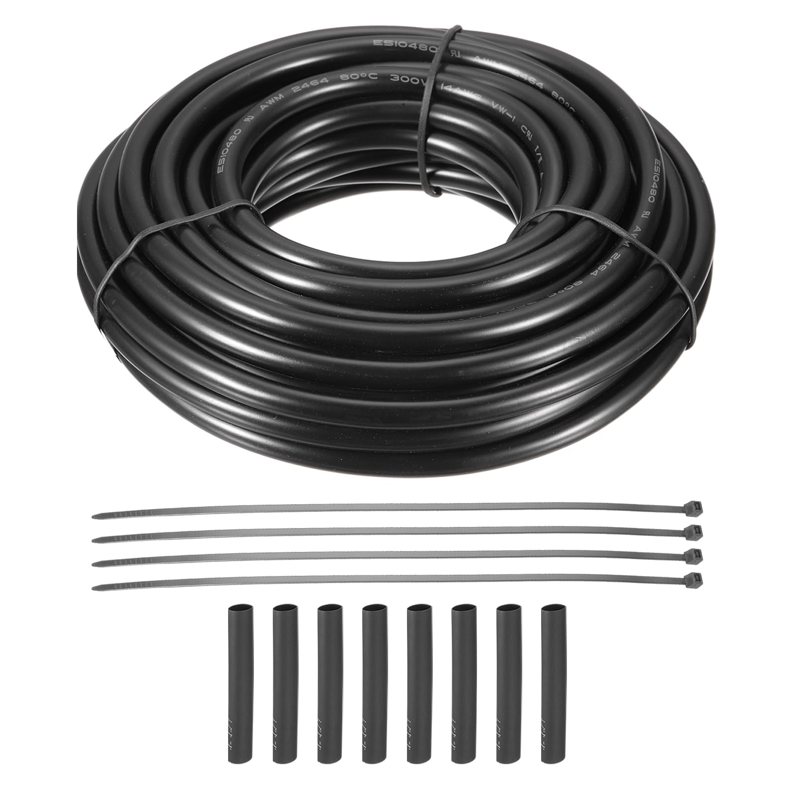 uxcell 14 Gauge Wire 2 Conductor Electrical Wire, 14 AWG Stranded PVC Cord, 14/2 Low Voltage Landscape Lighting Copper Cable for House Wiring Garage Trailer Boat Wiring, 9.1m/30ft