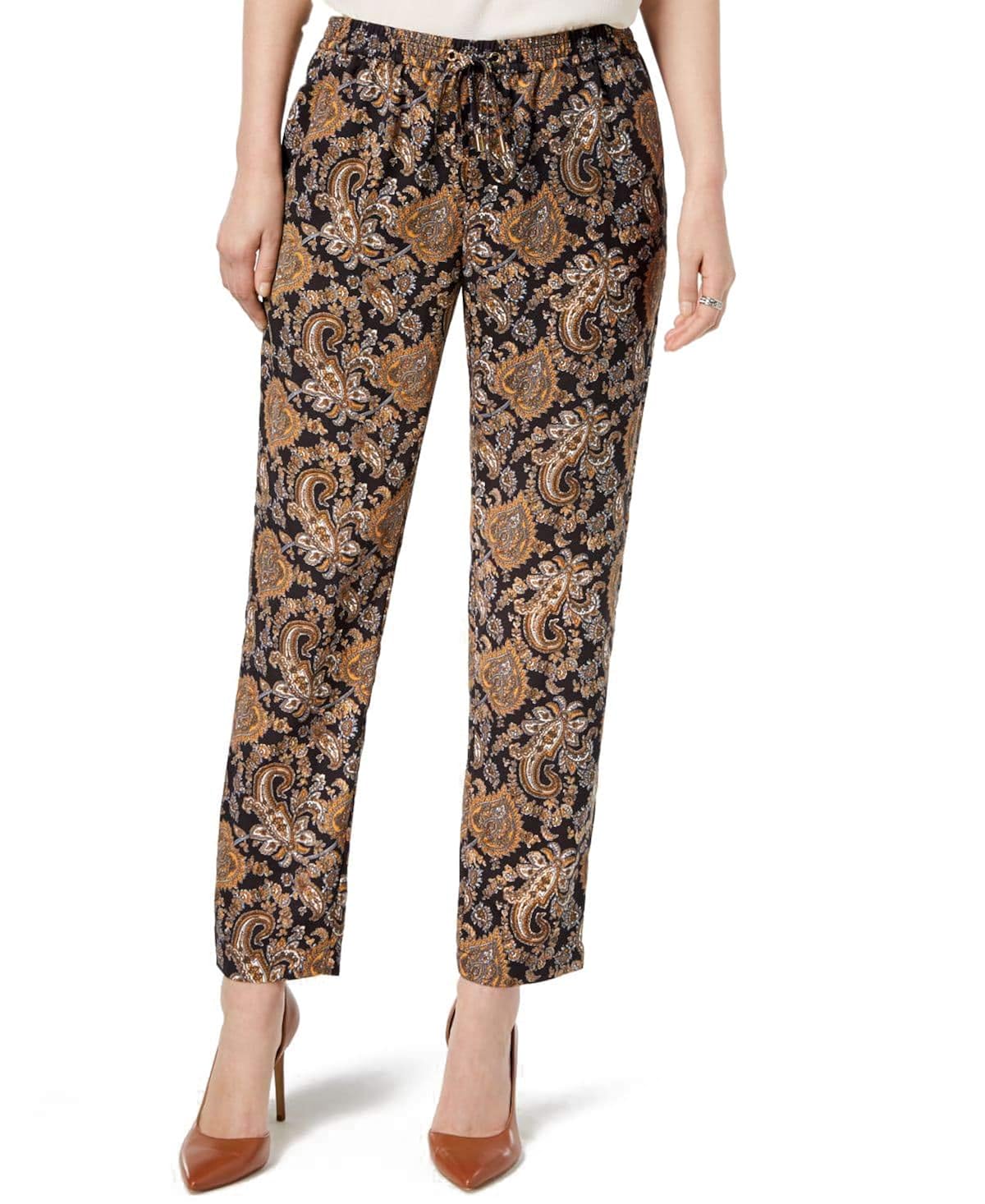 michael kors pants yellow
