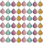 Youdiyla 40Pcs Resin Ocean Shell Series Pendant Jewelry Making DIY Keychain Earrings Pendant Various Design Charms for Jewelry Making Bracelets Necklace (SN504)