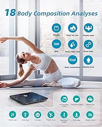 Lepulse Body Fat Scale, Scale with Bmi, Body