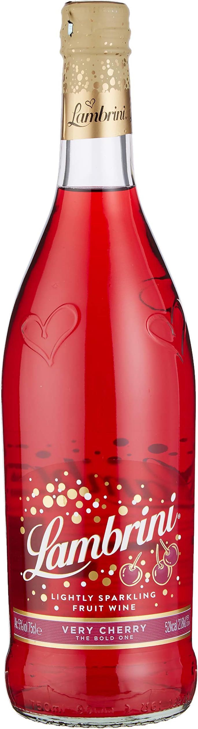 Lambrini Cherry Flavoured Fruit Wine 75 cl (Case of 6)