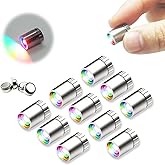 SUZEYAR 10 pcs Miniature Led Lights,Tiny Lights for Hand Craft/DIY,Miniature Lights installations, Dollhouse Light,Mini Lights for Toy Brick Building Blocks- 10 Pack (Multi-Color Changing)