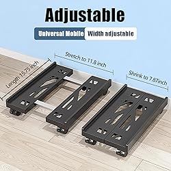 BYMECOST Adjustable Computer Tower Stand, PC Stand