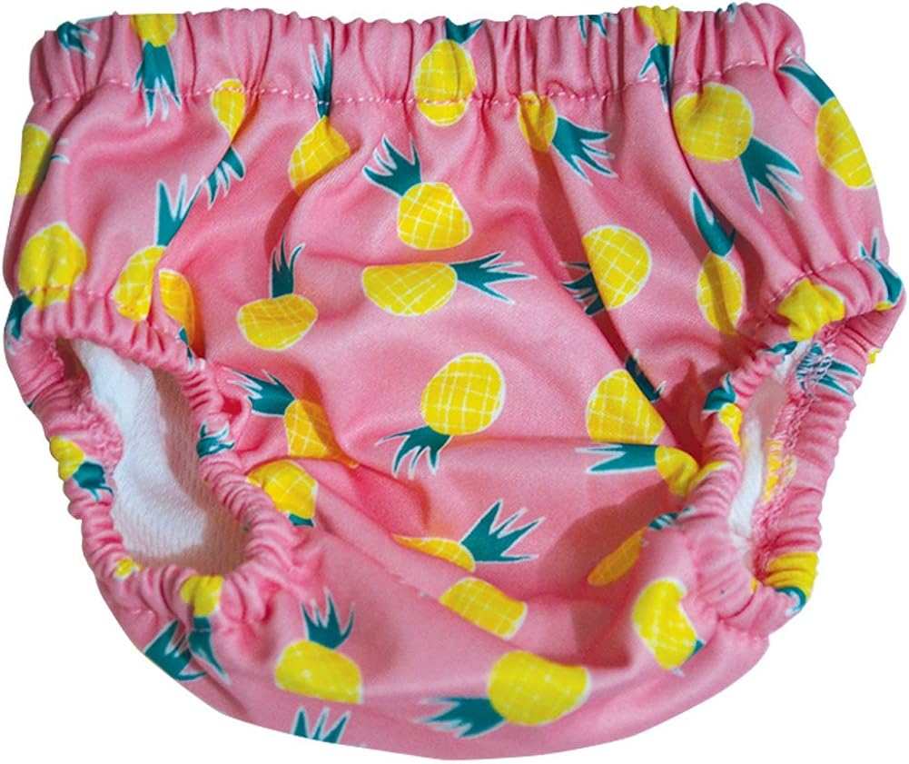 Amazon Com Honest Company Swim Diaper 16 To 21 Lbs Size M Medium Pineapples Clothing