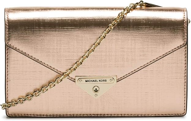 michael kors gold clutch bag