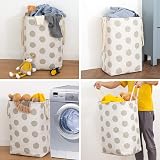 BrilliantJo 78L Large Collapsible Laundry Basket with Handles 60x42x31 cm view 3