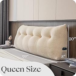 ZOEMO Large Bolster Triangular Headboard Wedge