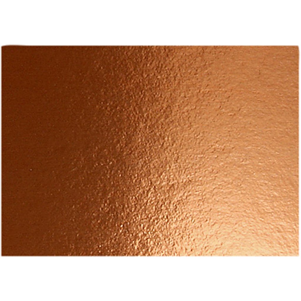 Creativ 220800 Metallic Foil Card, A4 21x30 cm, 280 g, Copper, 10sheets