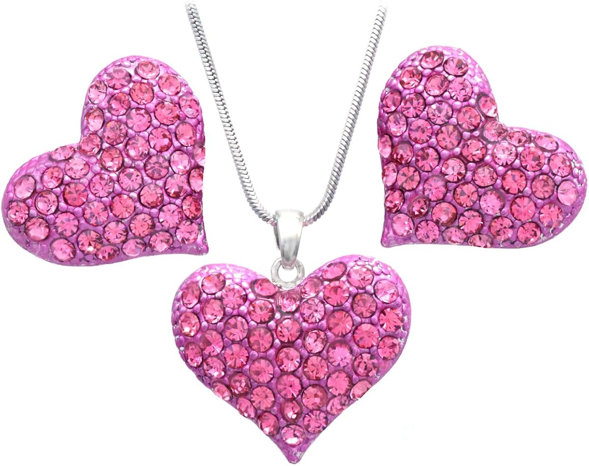 Soulbreezecollection Necklace Valentine's Day Fuchsia Hot