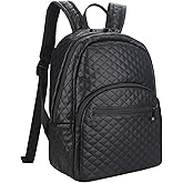 FIREDOG Smell Proof Backpacks with Lock, Smell Proof Bookbag Bag for Men Women Travel (Black)