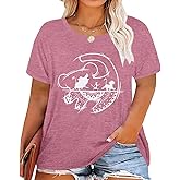 Plus Size Magical Shirt for Women Magic Kingdom Tshirt Castle Graphic Tee Family Vacation Short Sleeve Tie Dye Tops