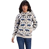 ARIAT womens Real Allover Print Hoodie