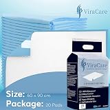 ViraCare 20 x Incontinence Bed Pads 60 x 90 cm Disposable Bed Mats view 2