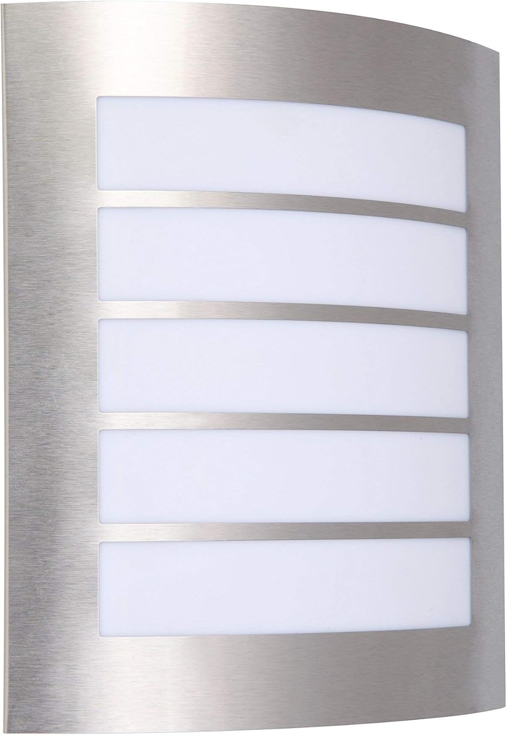 Eco Light ST5001 A+ Outdoor Wall Light, Steel, 8 Watts, Silver, 26.5 x 17.9 x 6.4 cm - Image 3