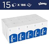 Kleenex V-Fold 2-Ply Hand Towels frequent 186 per pack 15 packs 6789 view 2