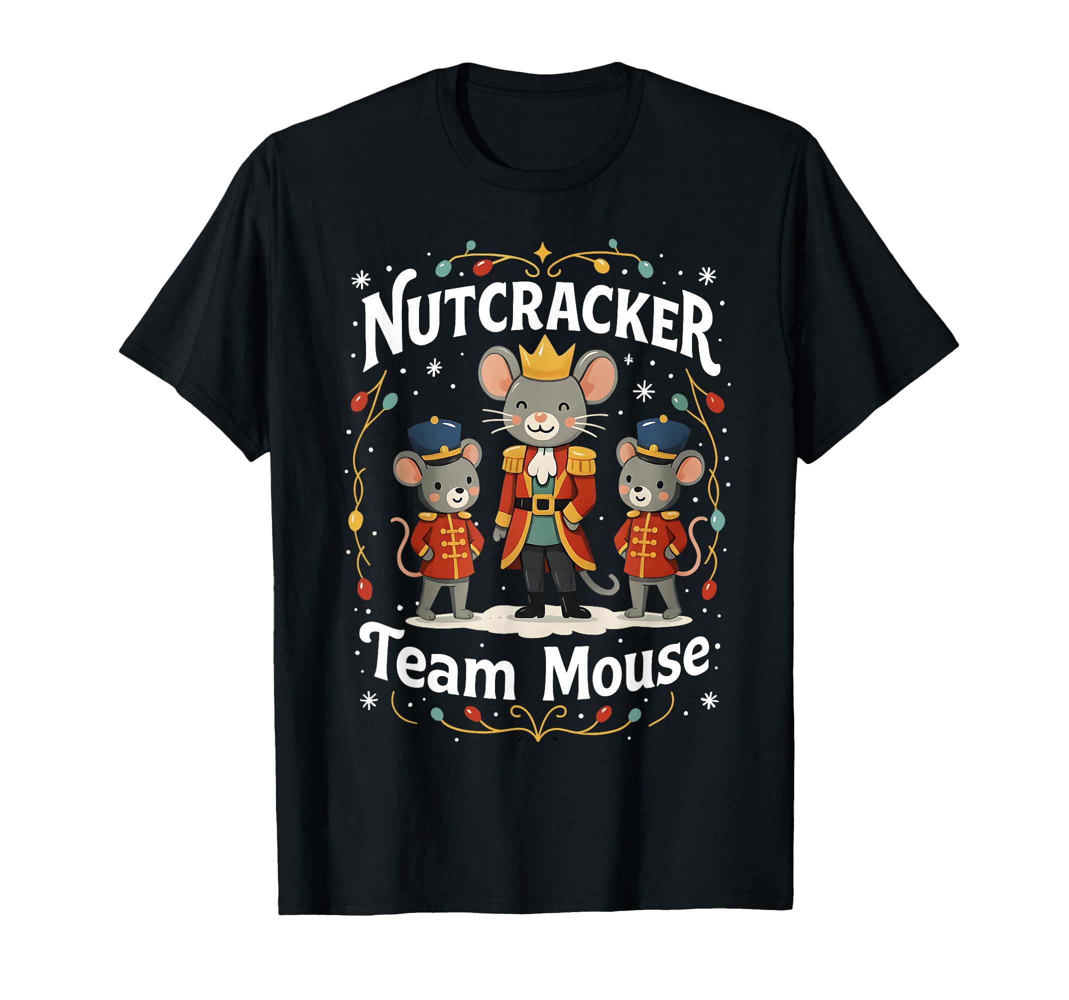Photo 1 of (medium)( Christmas Nutcracker Team Mouse Funny Soldier Xmas T-Shirt