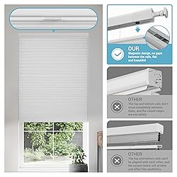 Boolegon No Drill No Tools Cellular Shades Top Down