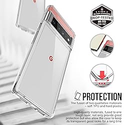 Guarishel for Google Pixel 6 Pro Case: [Built-in 4