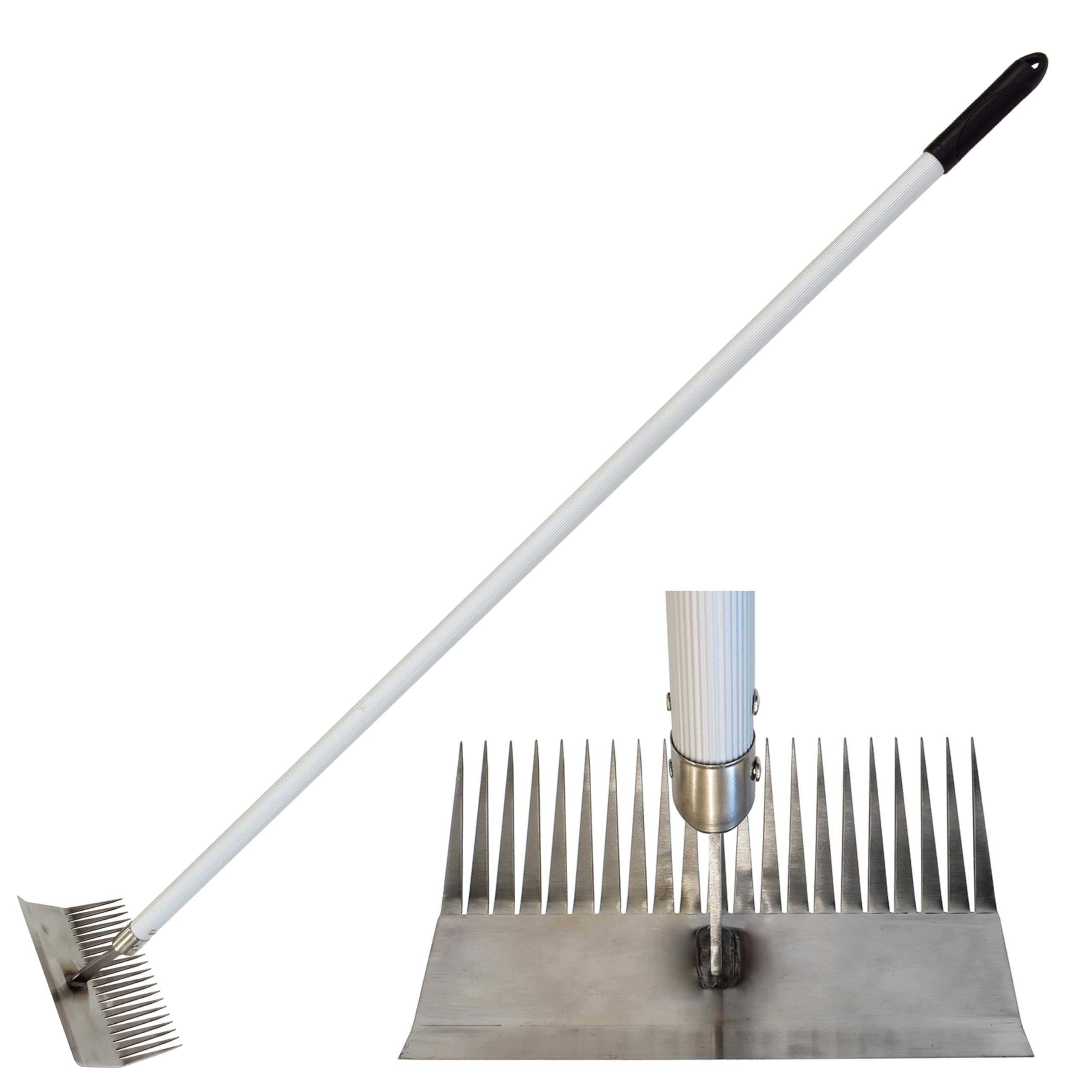 DAISHIN 雑草根こそぎレーキ 1200mm柄 草刈りレーキ 草取り 道具 草削り 立ったまま 草取り器 立っ た まま 庭 の 雑草むしり らくらく 除草 畑 あぜ 道 公園 カマ 女性 庭 草刈 クサカリ 草刈り 際刈り 軽量 軽い 長柄 安全 お手軽 鎌 農具 草むしり 便利 グッズ 田んぼ商品画像