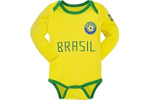 CNINS Baby Soccer Shirt Boys Infant Soccer Outfits & Girls Long Sleeve Newborn Soccer Onesie Baby Toddler Soccer Jersey