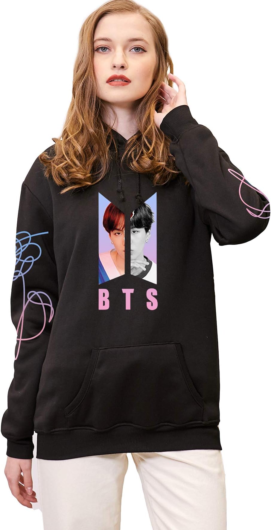 Kpop BTS Hoodie Jacket BTS Merchandise, Jungkook Jimin V Sweater Sweatshirt