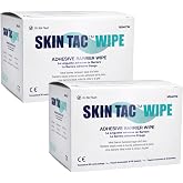 Torbot IM074407W314832 Group Inc Skin Tac"H" Adhesive Barrier Prep Wipe, Liquid Form, Latex-Free, Hypo-allergenic (Box of 50 Each), (Pack of 2)